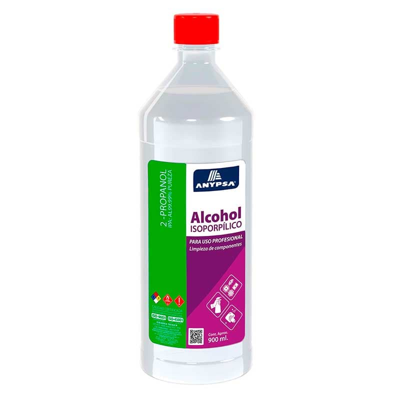 ALCOHOL ISOPROPILICO 900 ML - ANYPSA
