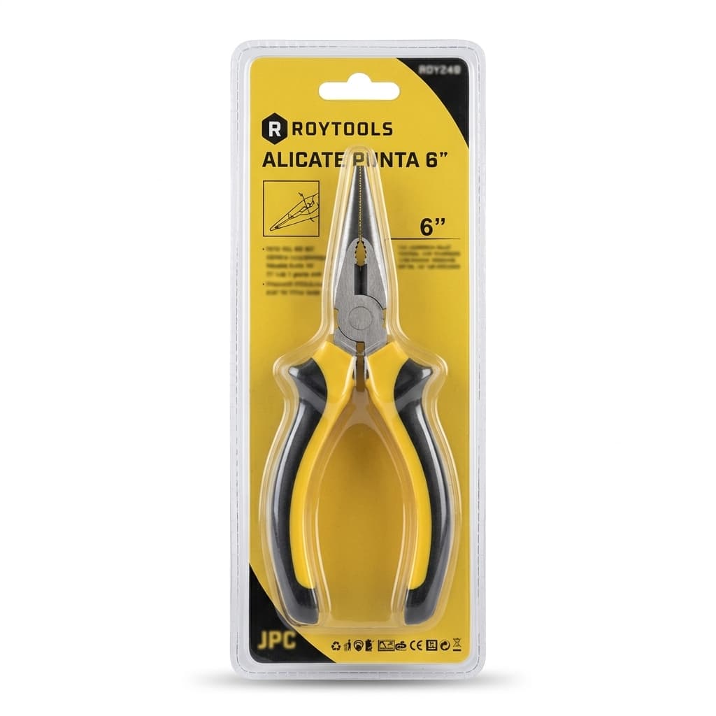 ALICATE PUNTA 6" (ROY249) - ROYTOOLS