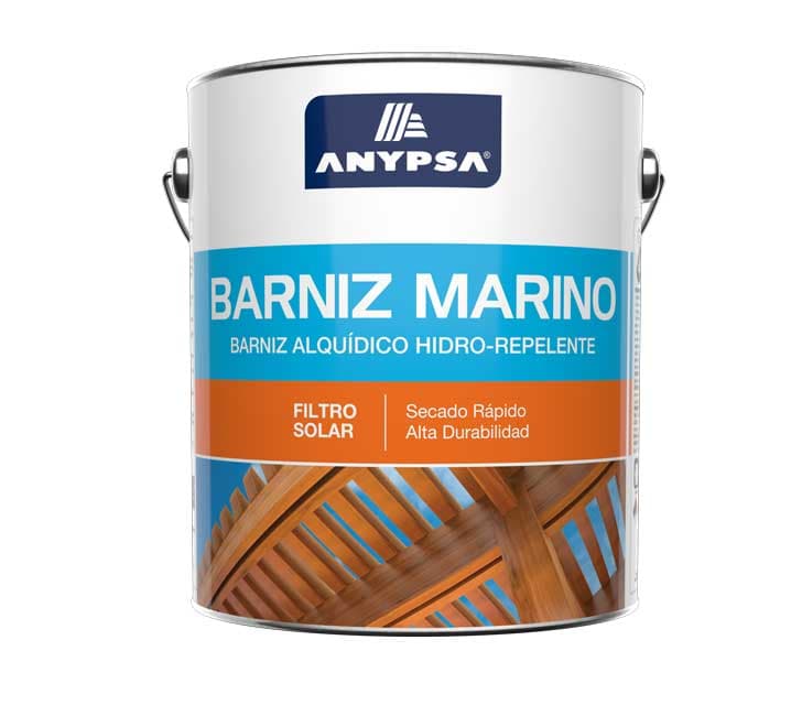BARNIZ MARINO TRANSPARENTE 1/4 GL - ANYPSA