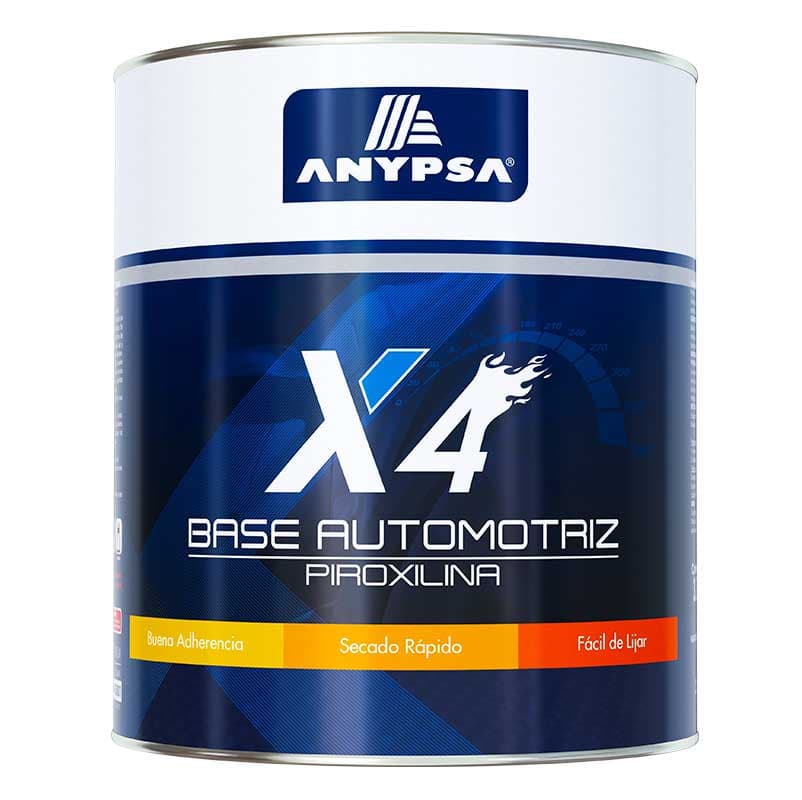 BASE X-4 BASE AUTOMOTRIZ PIROXILINA GRIS 3.785 - ANYPSA