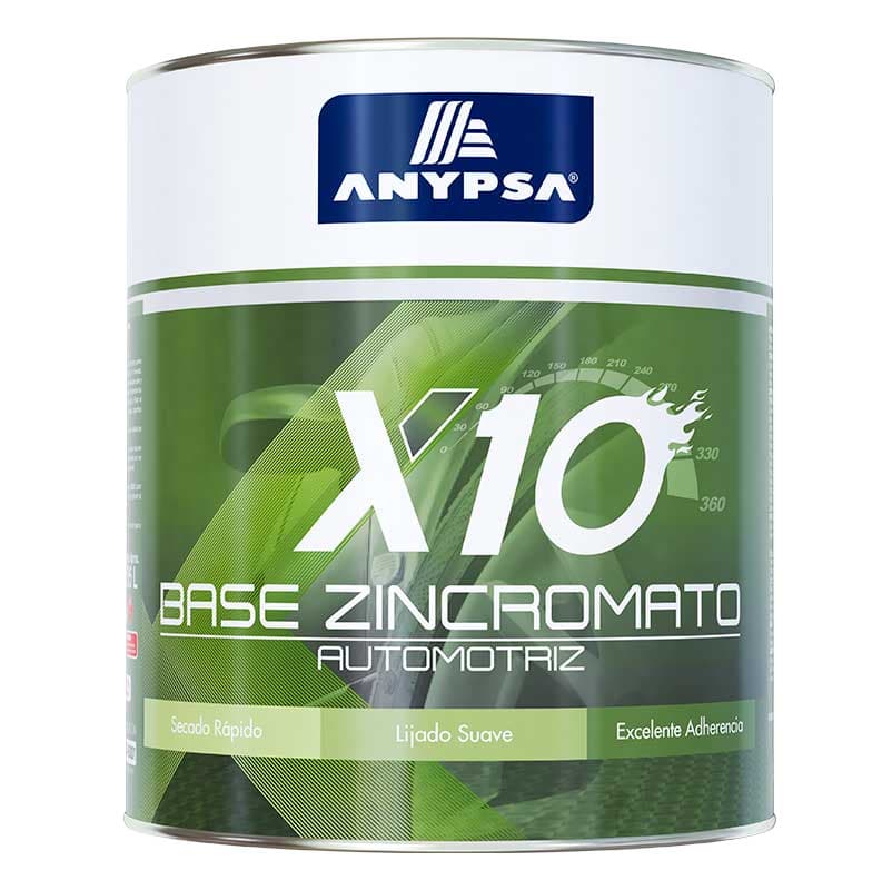 BASE ZINCROMATO AUTOMOTRIZ  X10 GRIS 1GL - ANYPSA