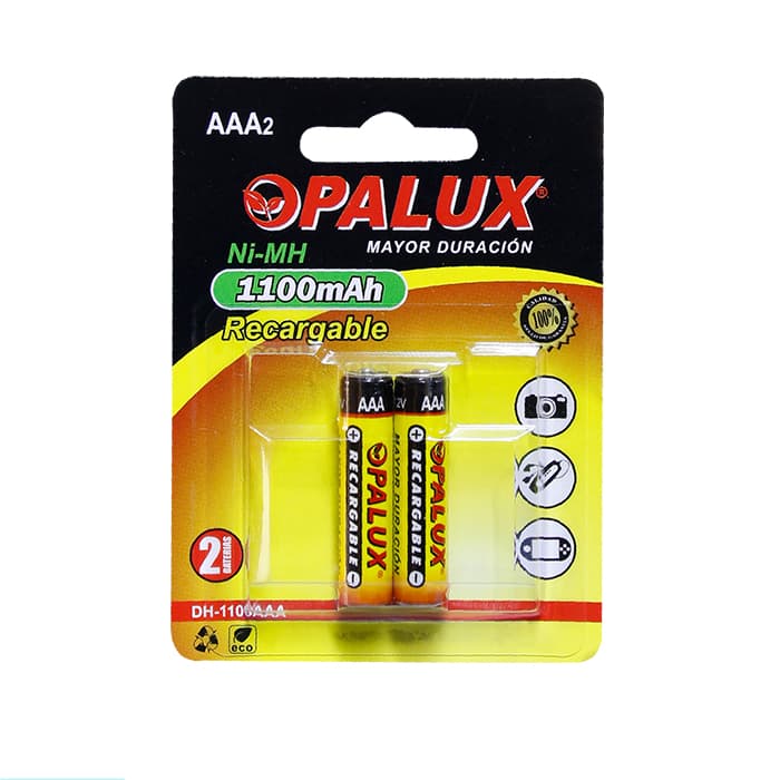 BATERIA RECARGABLE AAA 1.2V (DH-1100AAA) - OPALUX