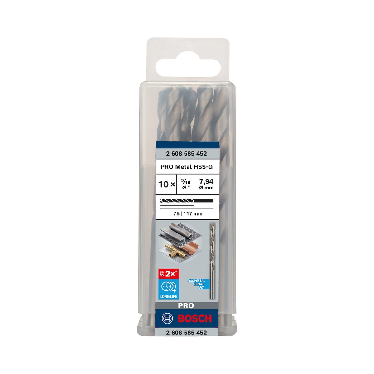 BROCA HSS-7.9MM. 5/16" (452) - BOSCH