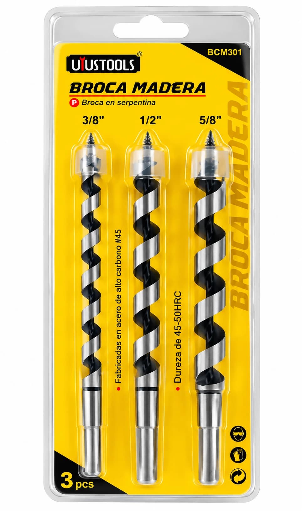 BROCA MADERA 3PCS BCM301 - UYUSTOOLS