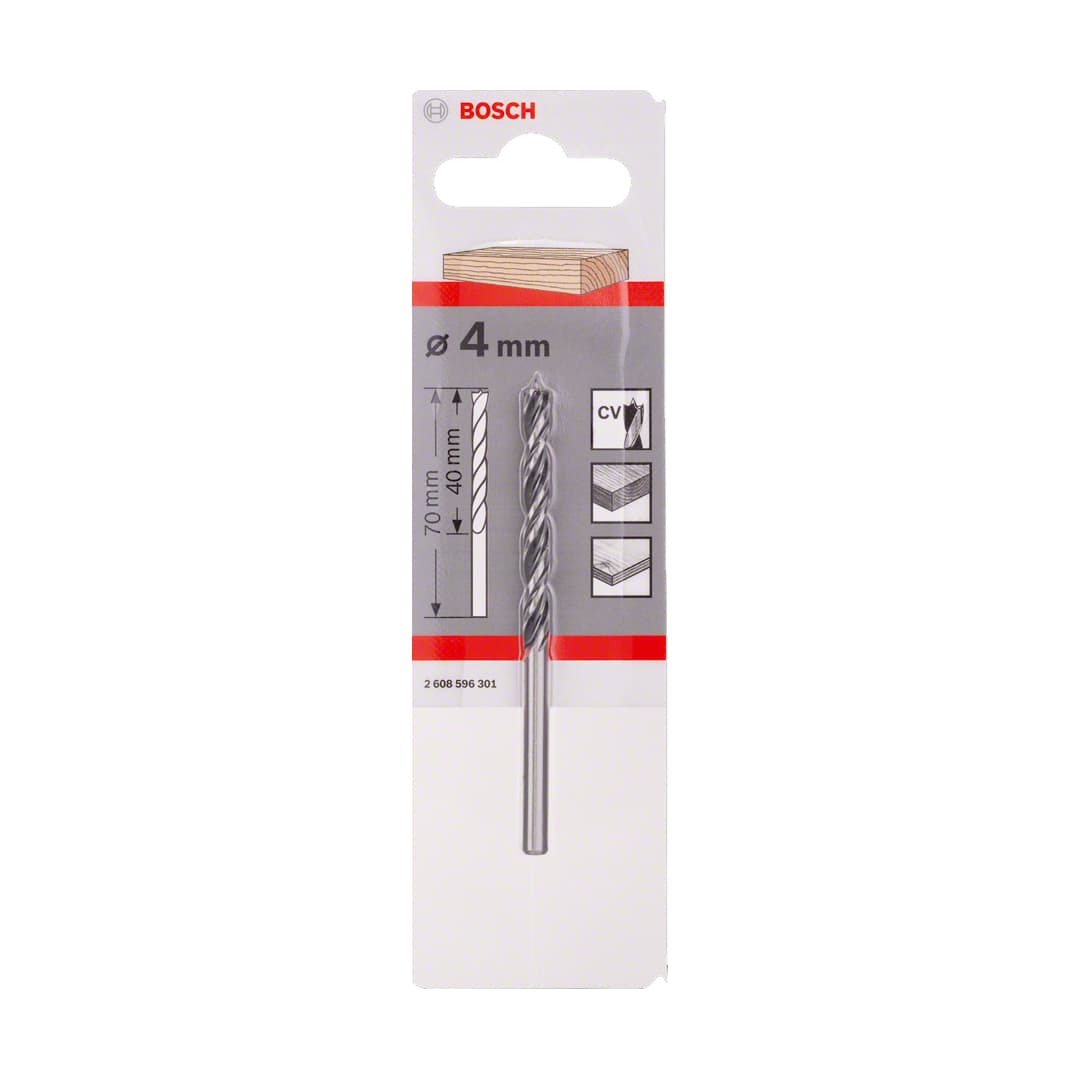 BROCA P/MADERA HELICOIDAL 4 MM - BOSCH