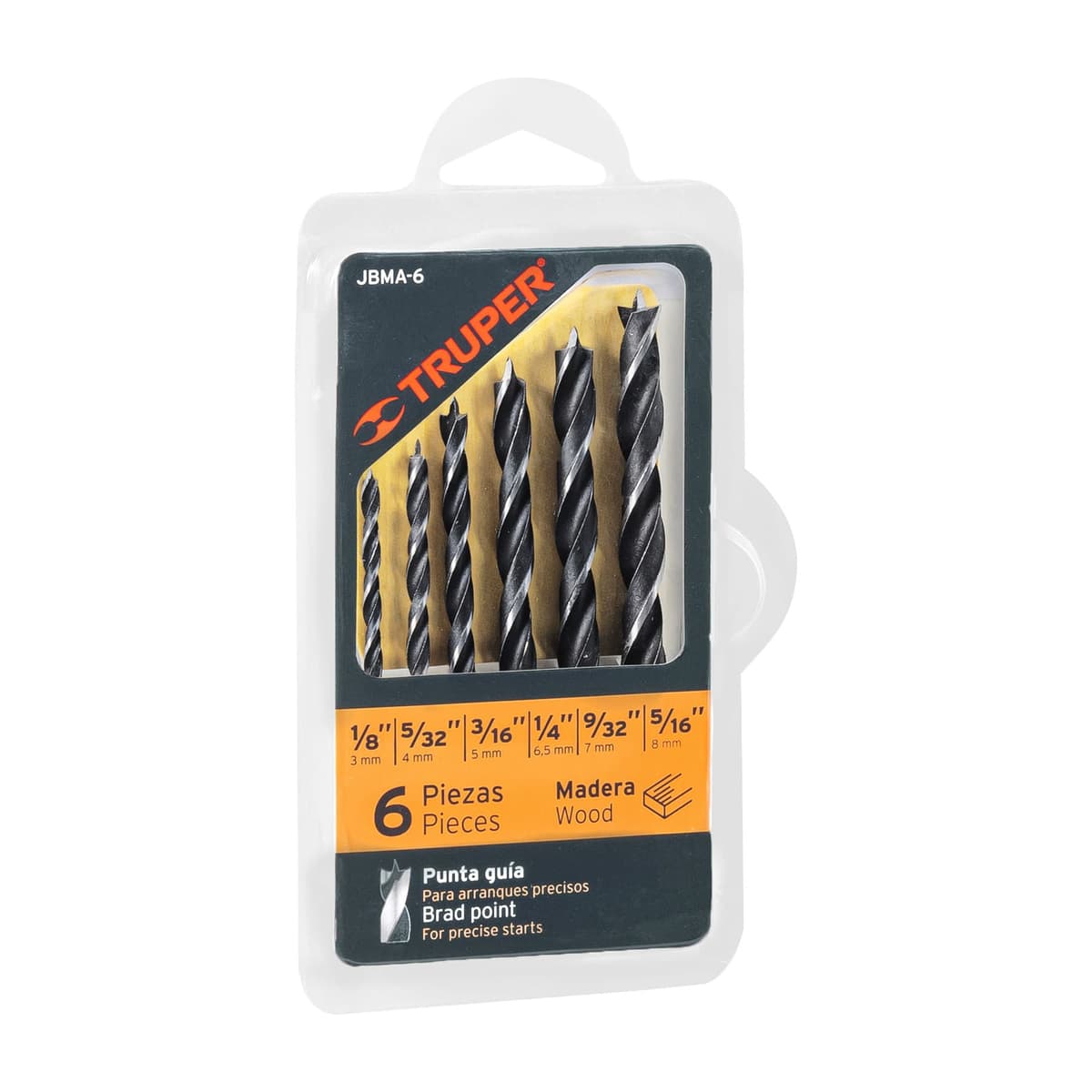 BROCA P/MADERA JGO X 6 (11337) - TRUPER