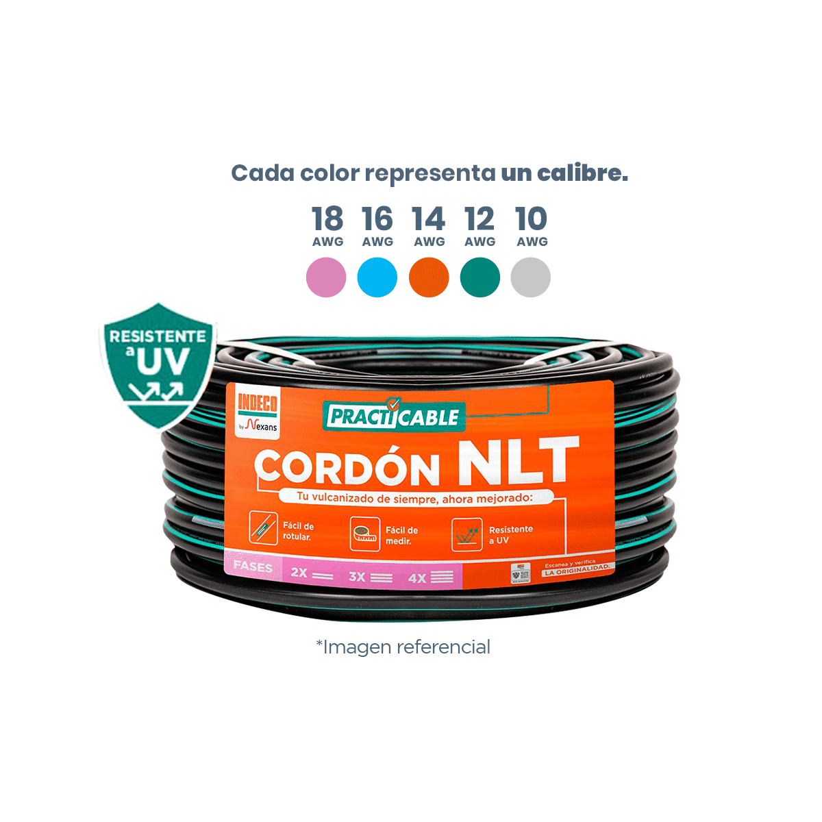 CABLE VULCANIZADO NLT 2X18 - INDECO