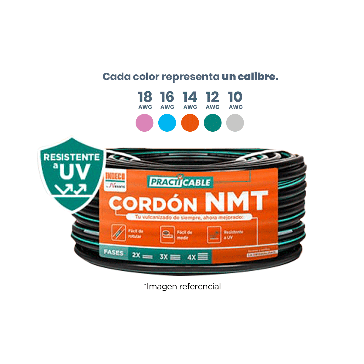 CABLE VULCANIZADO NMT 3X12 - INDECO