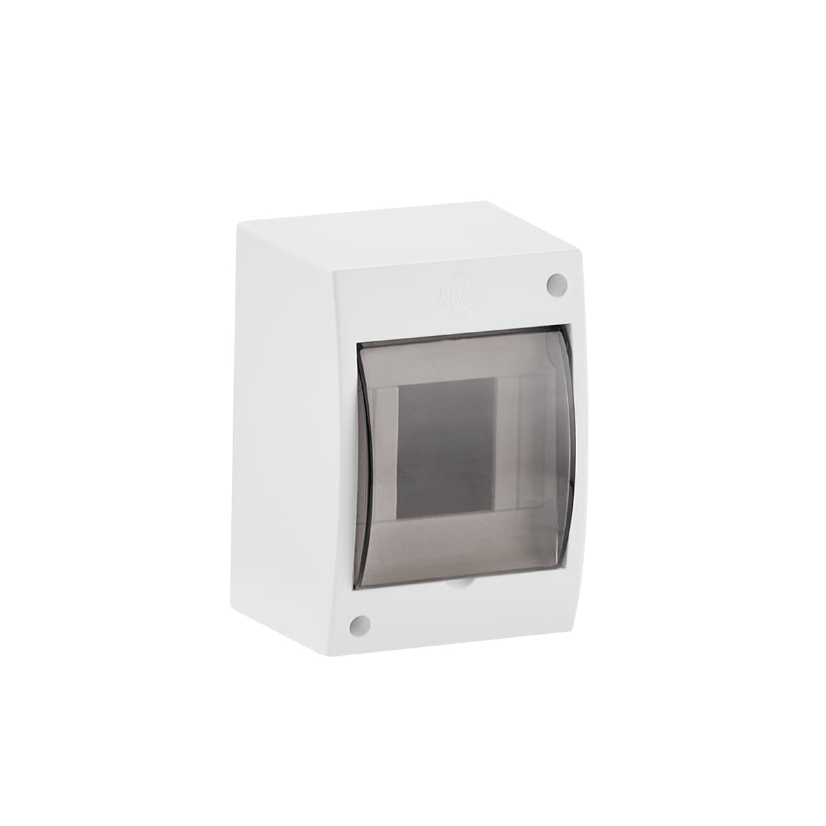 CAJA ADOSABLE 4 POLOS C/RIEL DIN Y PUERTA 069 - KBA
