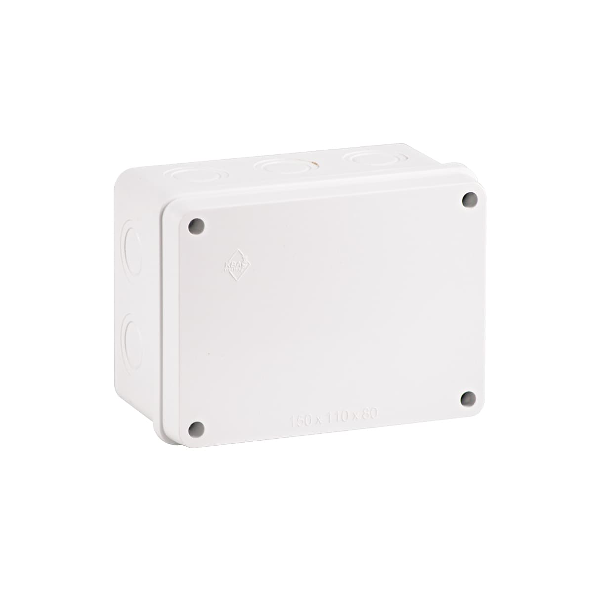 CAJA DE PASE PVC 150 X 110 X 80 PS 076 - KBA