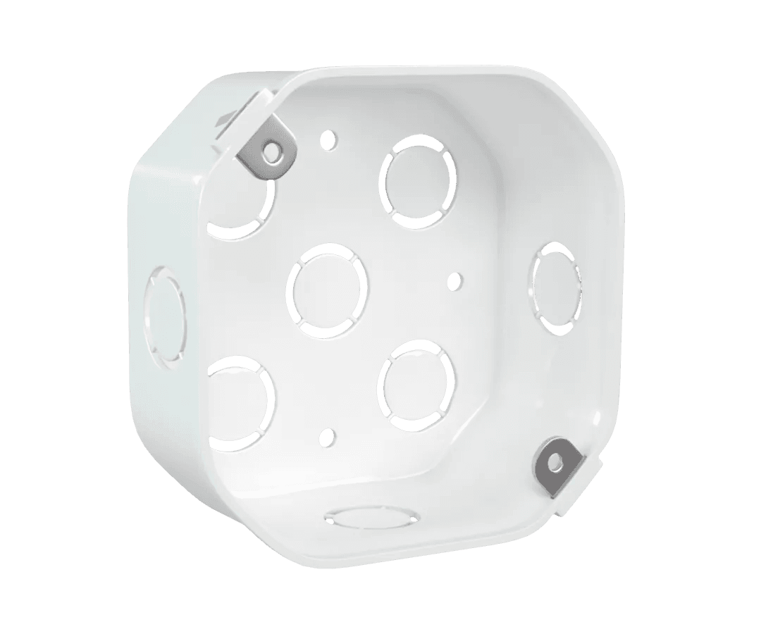 CAJA OCTOGONAL BLANCO - PAVCO