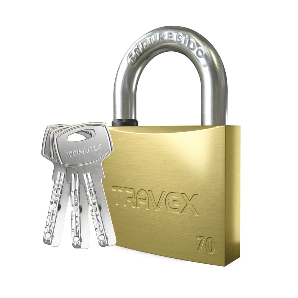 CANDADO BRONCE MULTIPUNTO 70MM XT - TRAVEX