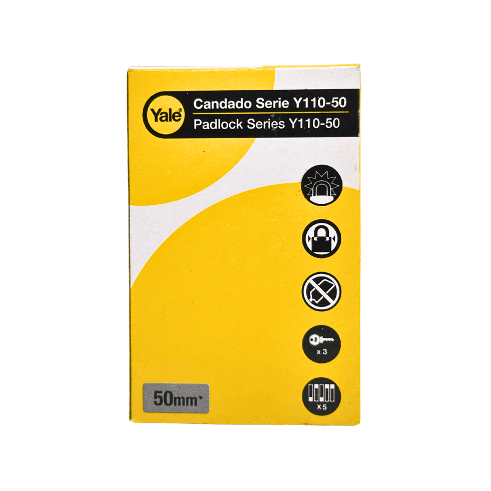 CANDADO BRONCE Y110/50/127/1/B (CAJA) SKU-10432 - YALE