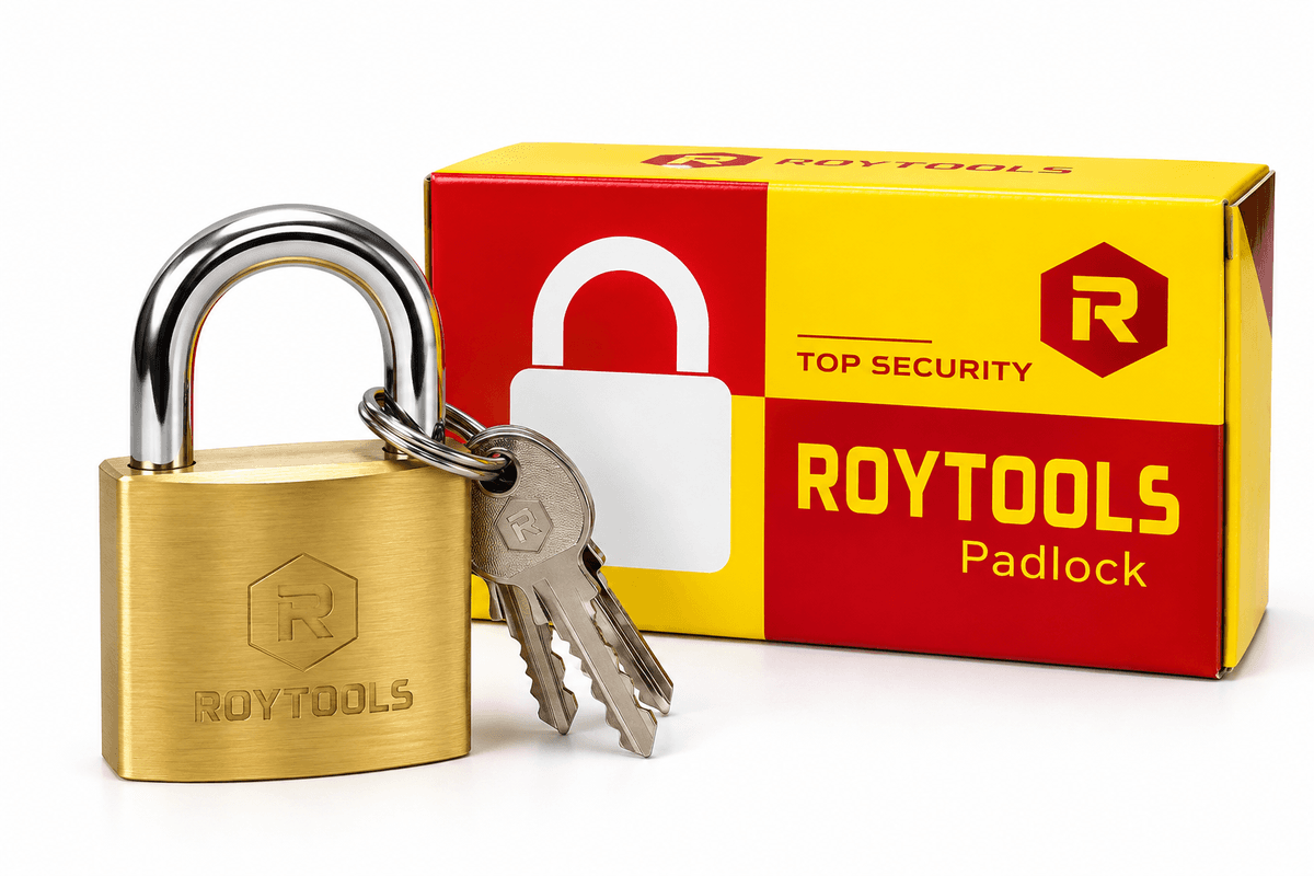 CANDADO DORADO 38MM (ROY135) - ROYTOOLS