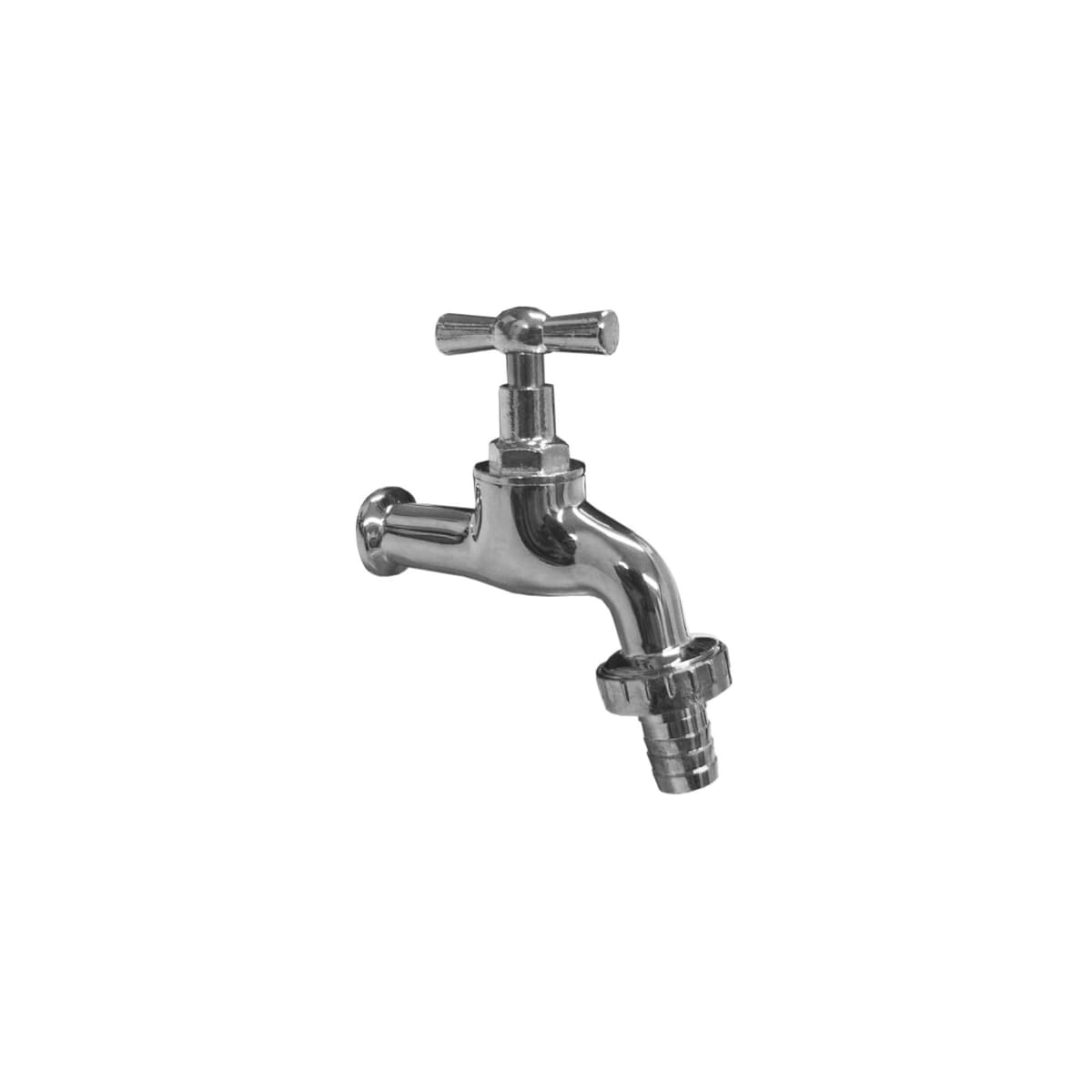 CAÑO JARDINERO 1/2" CROMO LISO (126103) - C&A