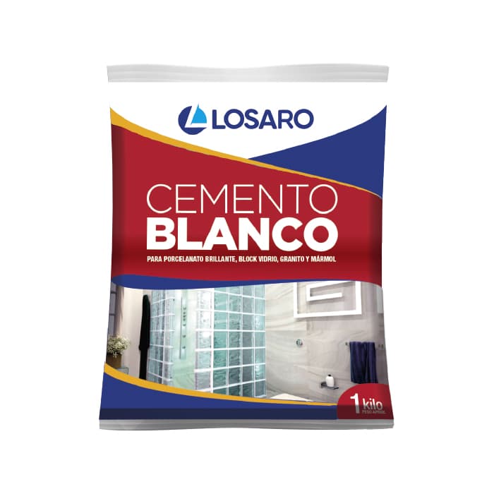 CEMENTO BLANCO 1 KILO - LOSARO