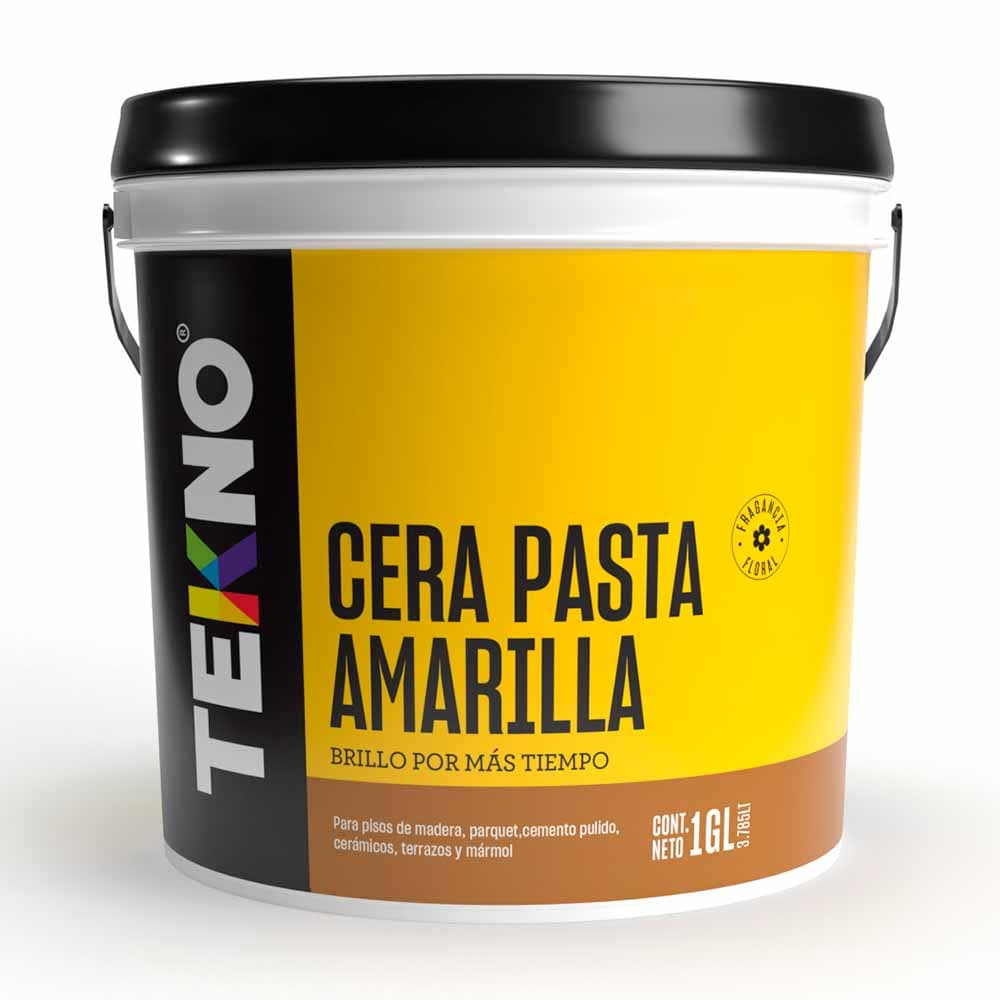 CERA PASTA AMARILLA (SACHET) 300ML. - TEKNO
