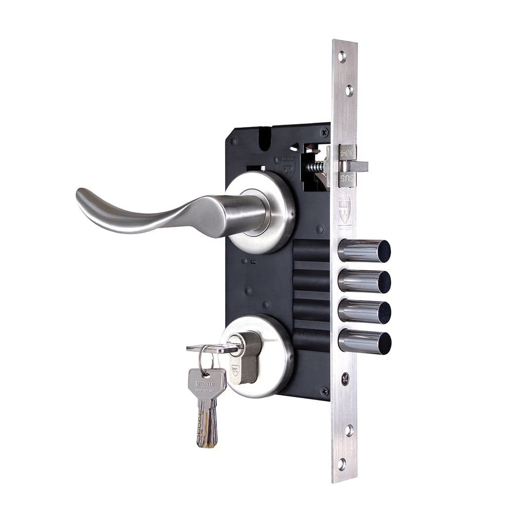 CERRAD. EMBUTIR MULTIP.3G ONDA IZQ. ACERO INOX - FORTE