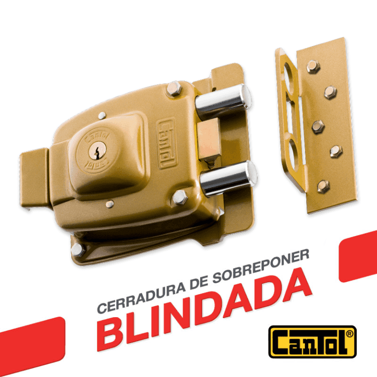 CERRADURA 1800 MAXIMA BLINDADA - CANTOL