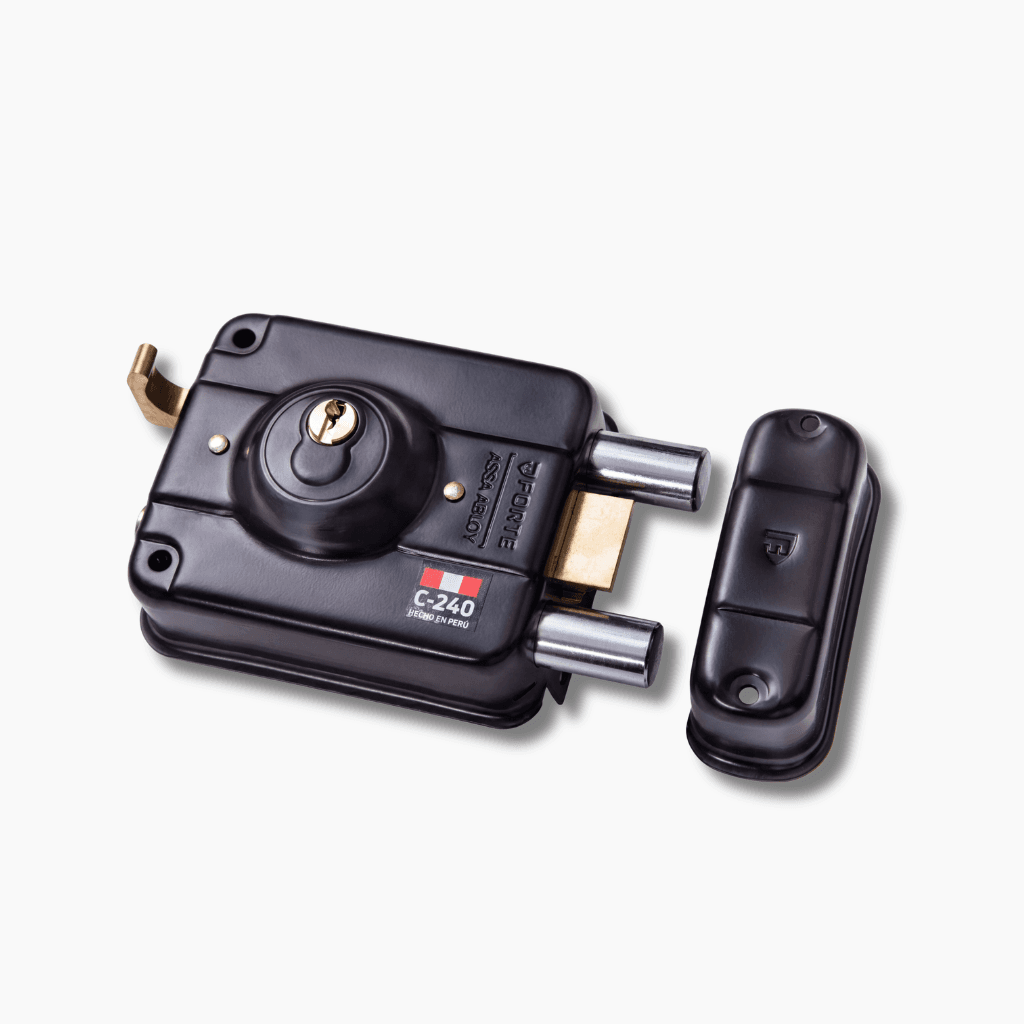 CERRADURA CLASICA C-240 NEGRA - FORTE