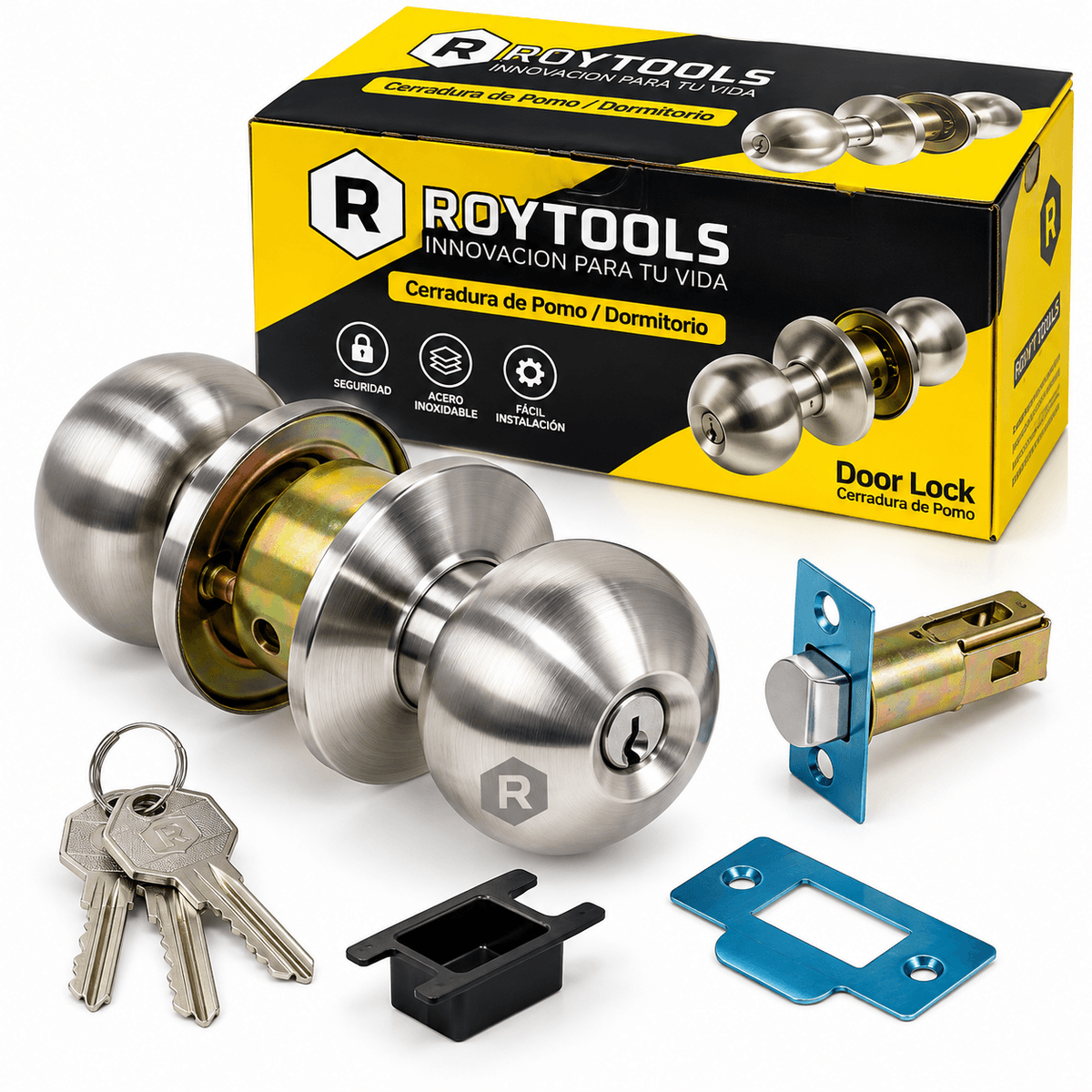 CERRADURA DORM. 5791SS ACERO INOX.(ROY108) - ROYTOOLS