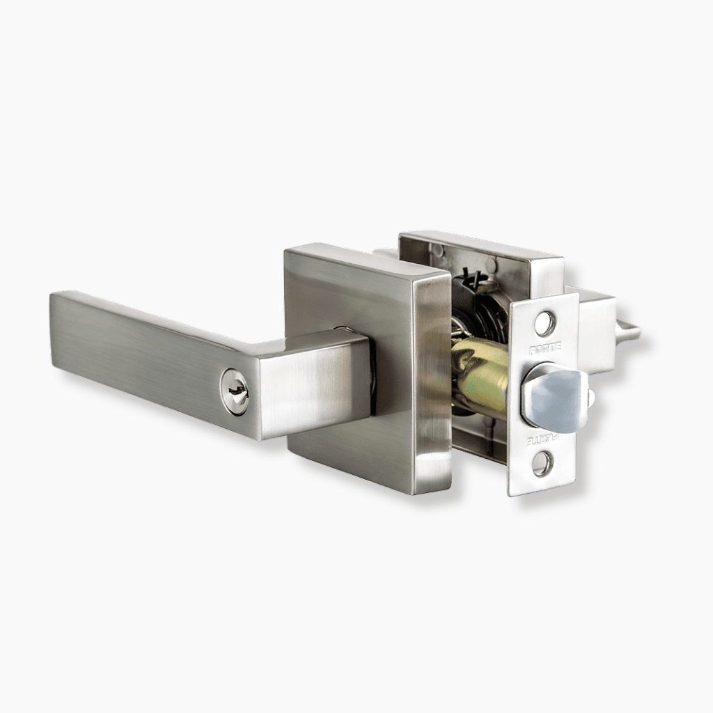 CERRADURA DORM. CUADRADA ACERO INOX. - FORTE