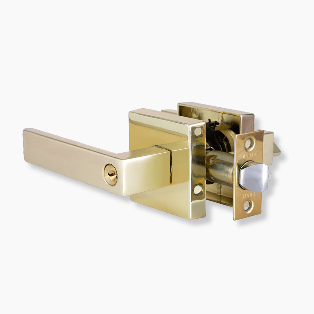 CERRADURA DORM. CUADRADA BRONCE PULIDO - FORTE