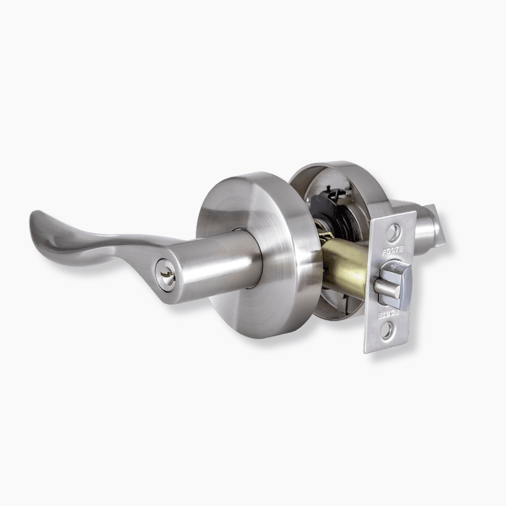 CERRADURA DORM. ONDA ACERO INOX. AIB - FORTE