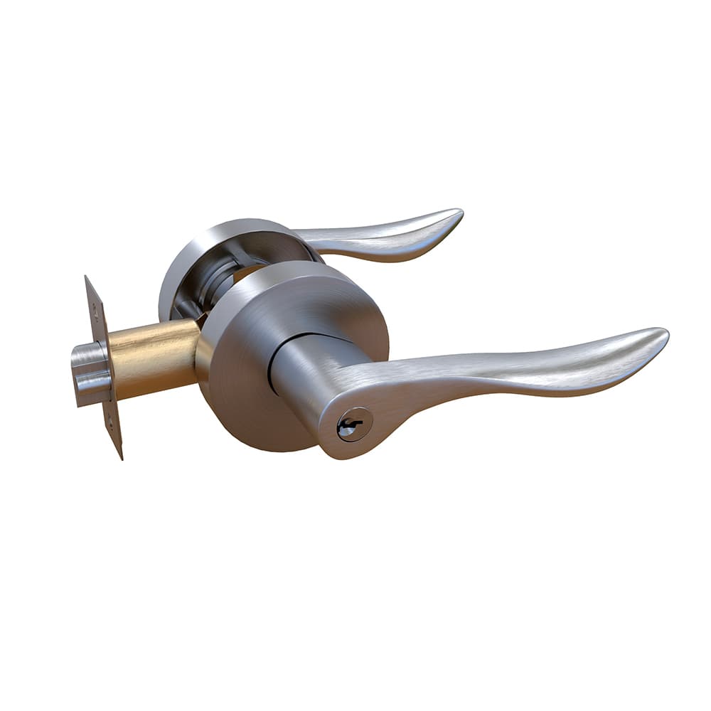 CERRADURA MANIJA ACERO INOX. RHONDA D10AI - TRAVEX