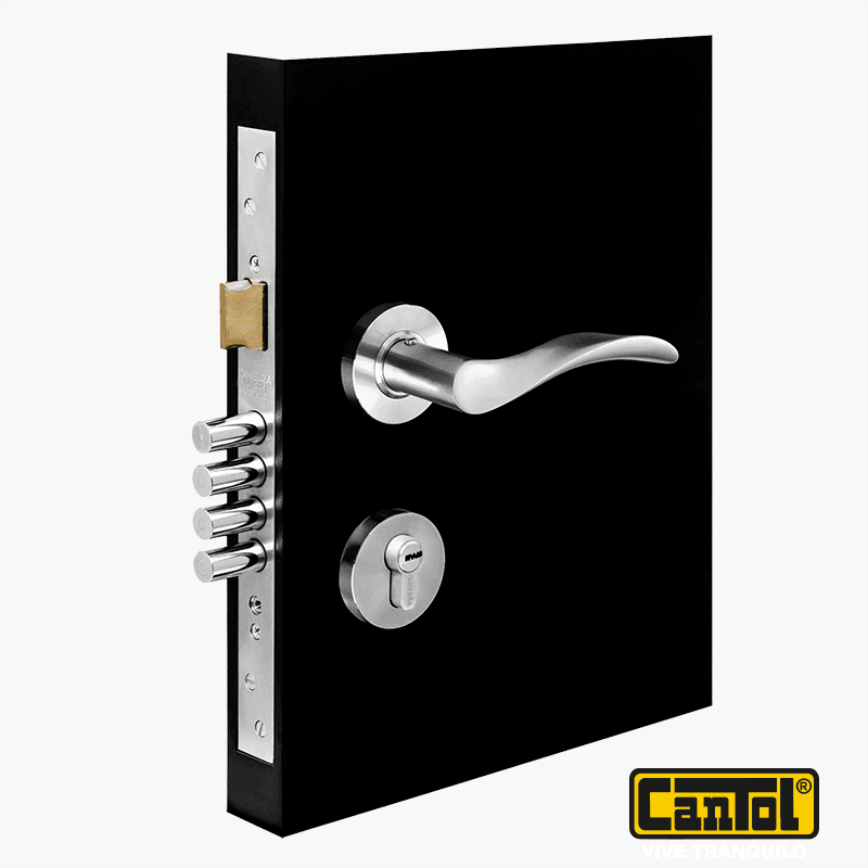 CERRADURA P.PRINC AC.INOX ONDA DER. GINEBRA (GO63D)- CANTOL