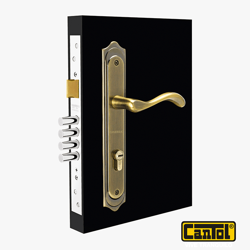 CERRADURA P.PRINC BR.ANTIGUO CLASICA DER.(GPC83D) - CANTOL