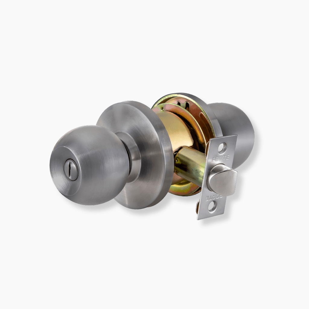 CERRADURA POMO BAÑO AI-06 ACERO INOX. - FORTE