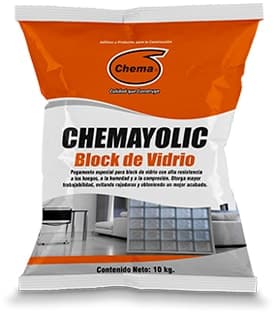 CHEMAYOLIC BLOCK P/VIDRIO X 1KG