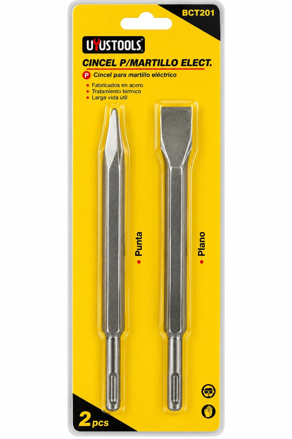 CINCEL P/MARTILLO ELEC. 2 PCS BCT201 - UYUSTOOLS