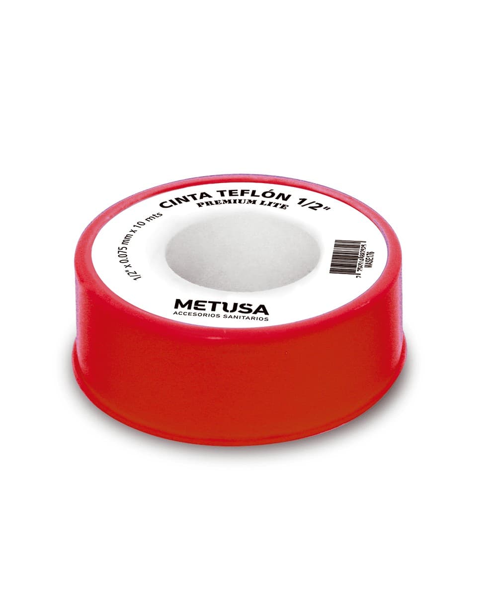 CINTA TEFLON PREMIUM 1/2"X0.075X10MT MASE176 - METUSA