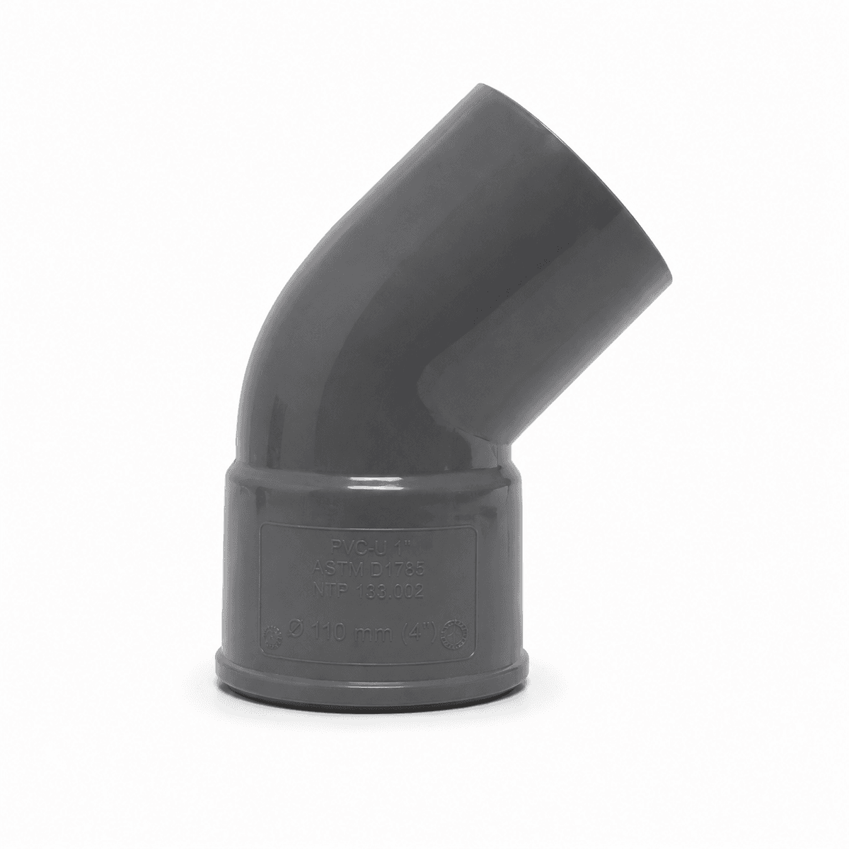 CODO PVC INYECTADO 2" X 45 SAL - EUROTUBO