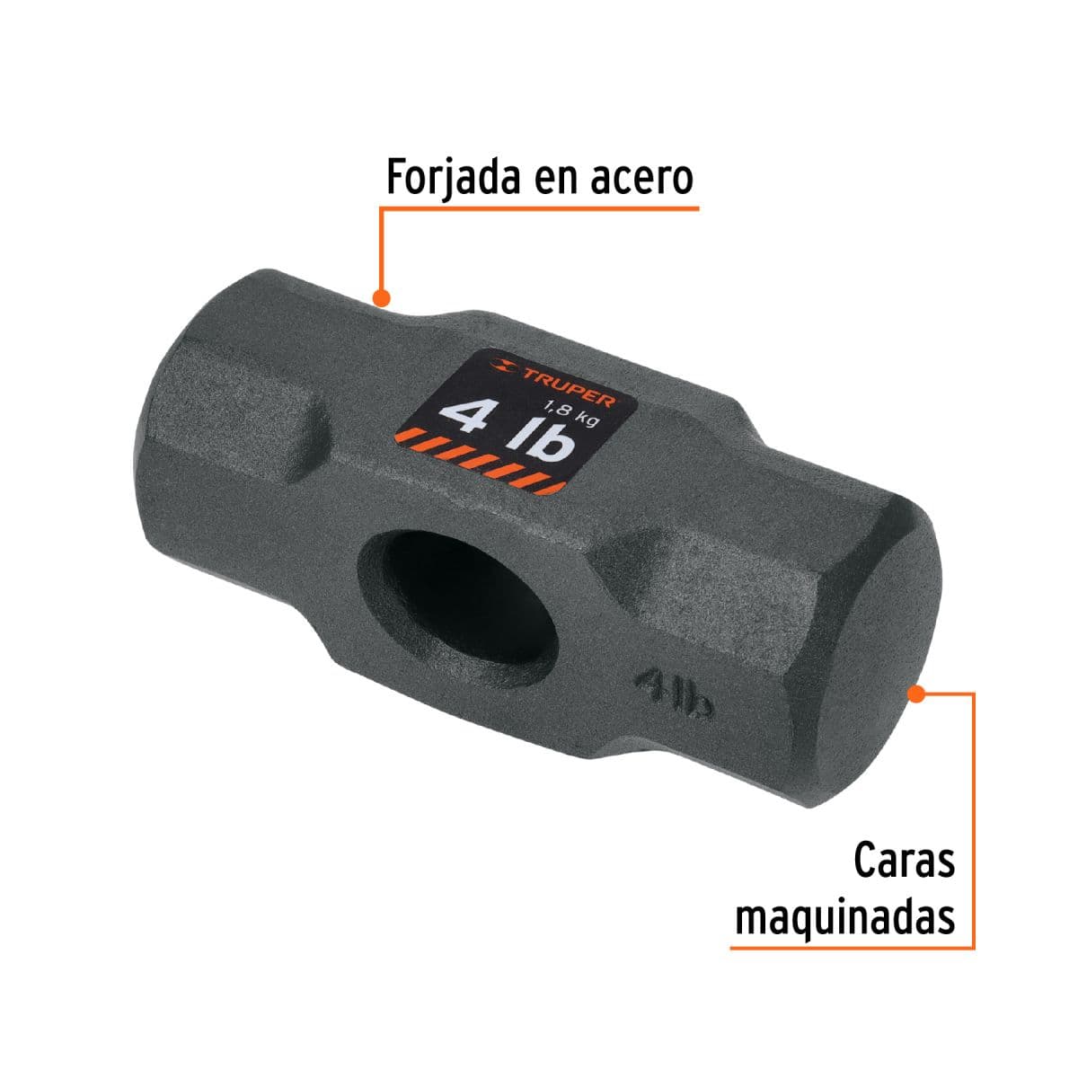 COMBA OCTOG. S/M MAD. 4 LBS. (10579) - TRUPER