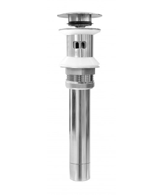 DESAGUE PUSH CROMO C/REB.1.1/4" X 10" MASB016V3 - METUSA