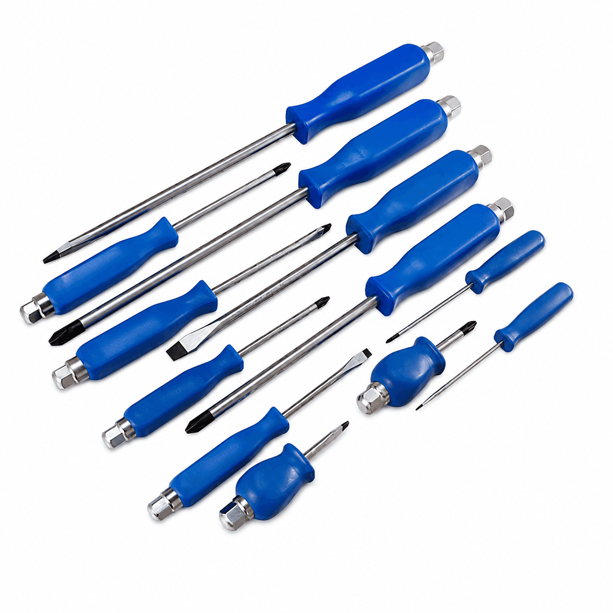 DESARMADOR GOLPE 12PCS M/AZUL KM-1592 - KAMASA