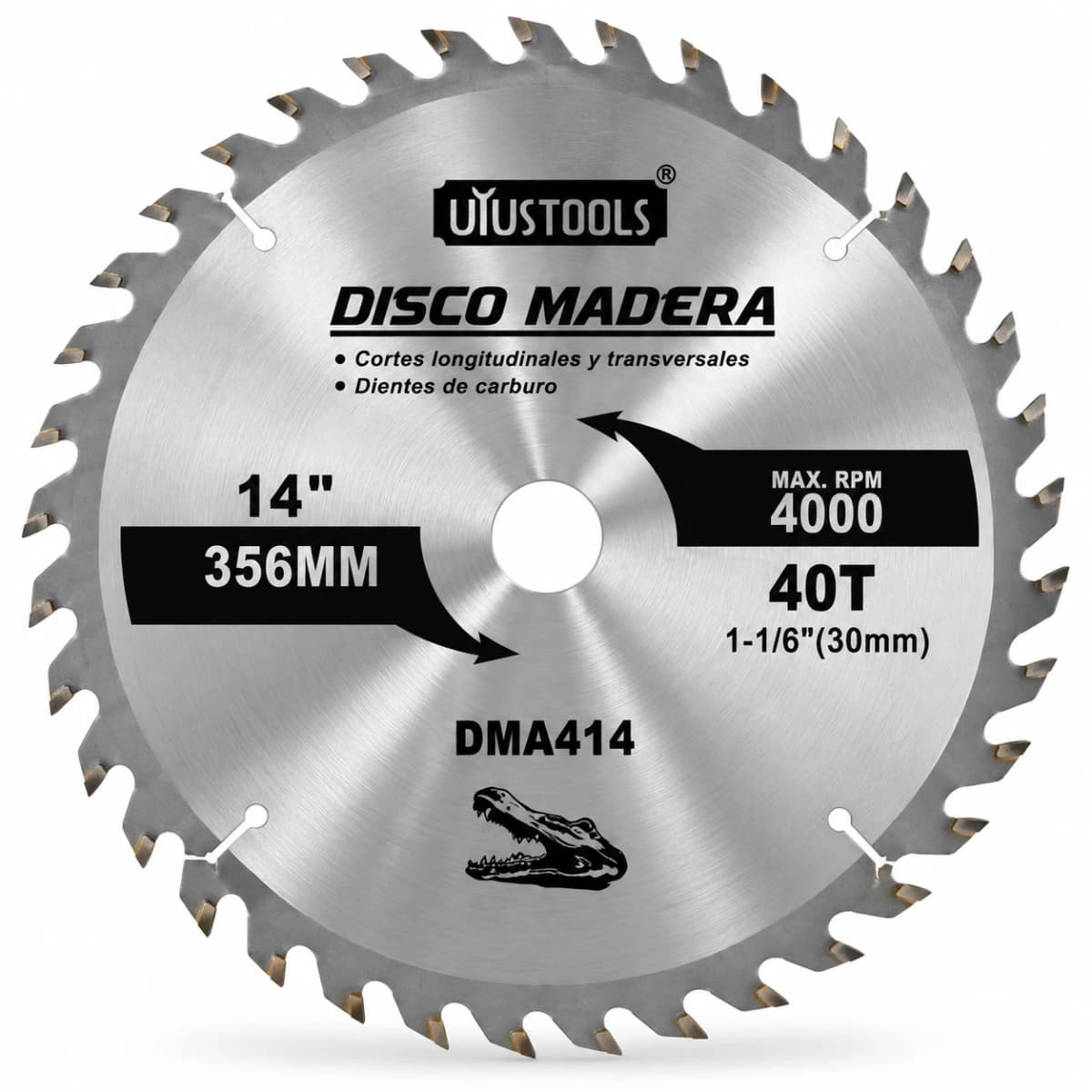 DISCO CORTE MADERA 14" X 40D DMA414 - UYUSTOOLS