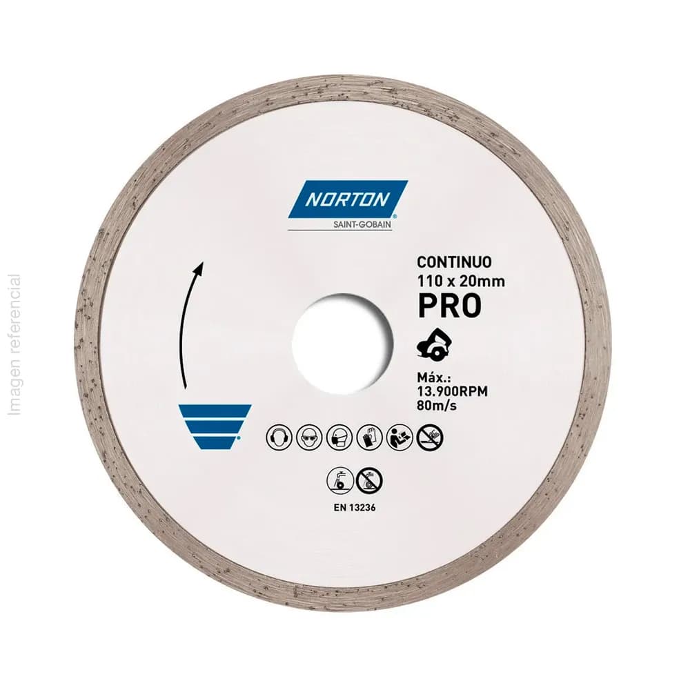 DISCO DIAMAN. 4.1/2" CONTINUO CLASSIC (43411)- NORTON