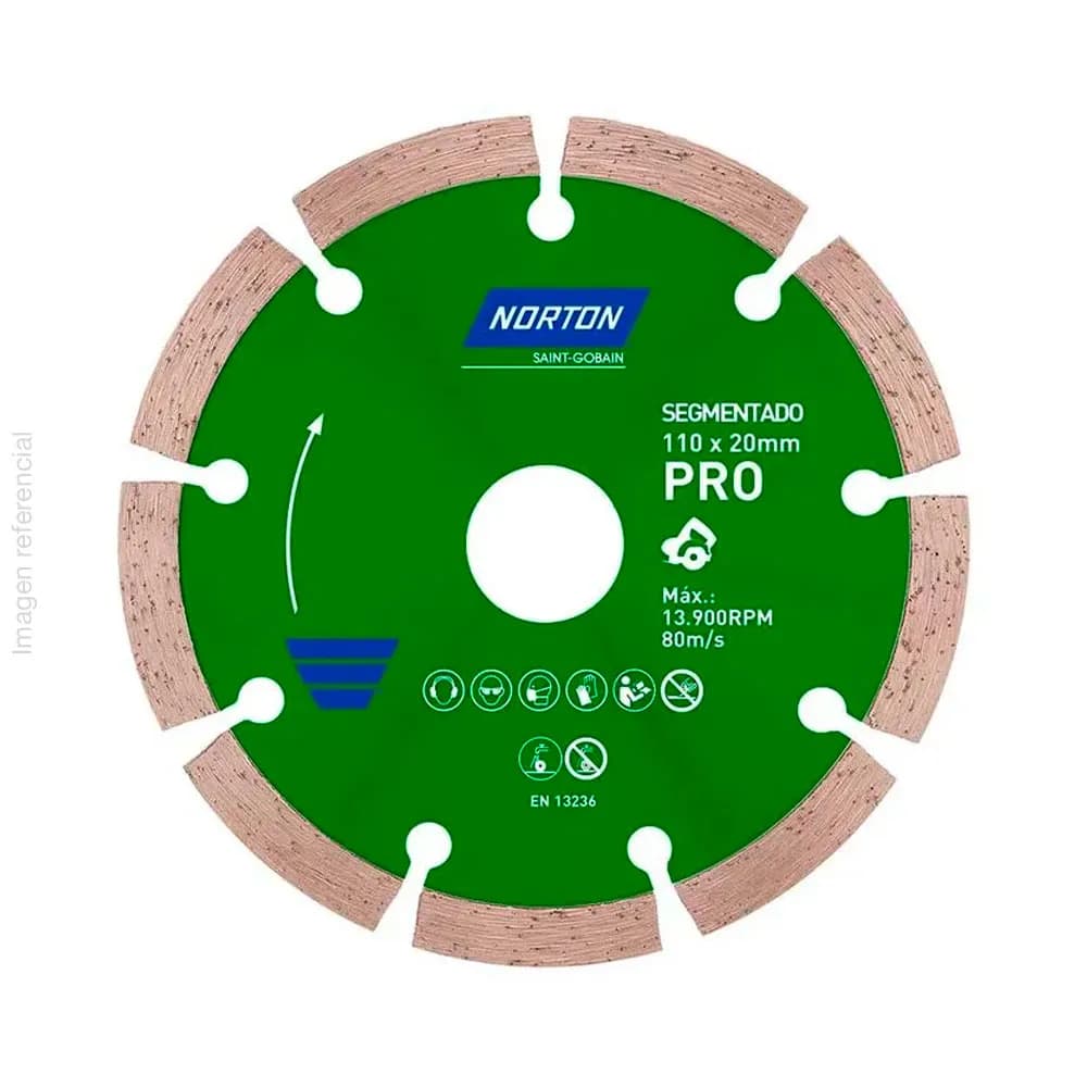 DISCO DIAMAN. 4.1/2" SEGMENTADO PRO (37729) - NORTON