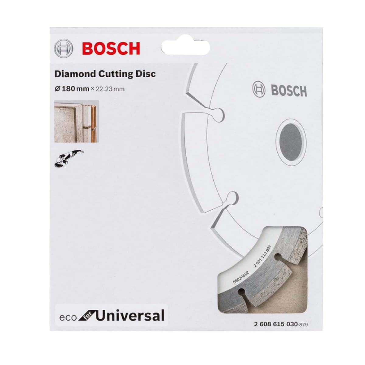 DISCO DIAMAN. 7" 180MM ECO UNIVERSAL SEGMENTADO (5030) - BOSCH