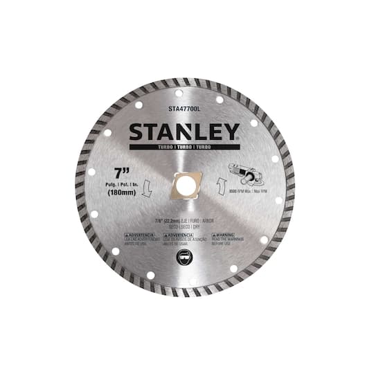 DISCO DIAMAN. 7" TURBO STA47700L - STANLEY