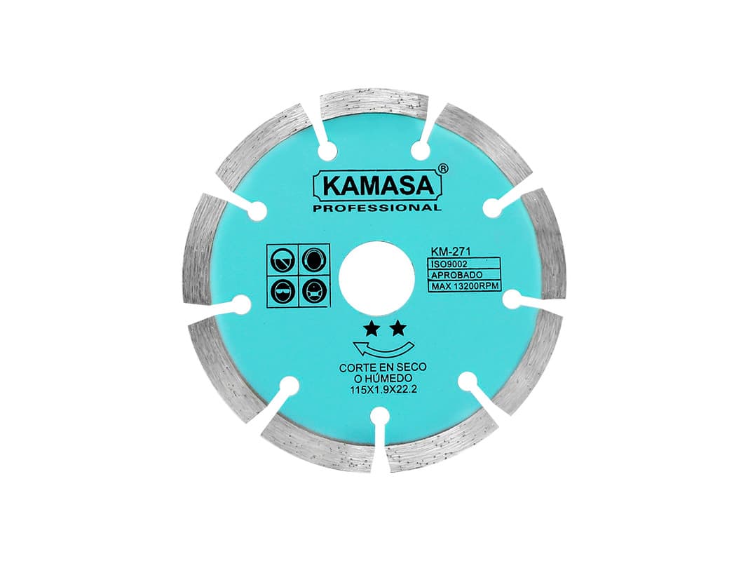 DISCO DIAMANTADO 115 CELESTE KM-271 - KAMASA