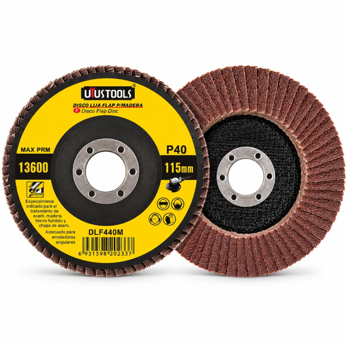 DISCO LIJA FLAP P/MADERA 115 #40 DLF440M - UYUSTOOLS