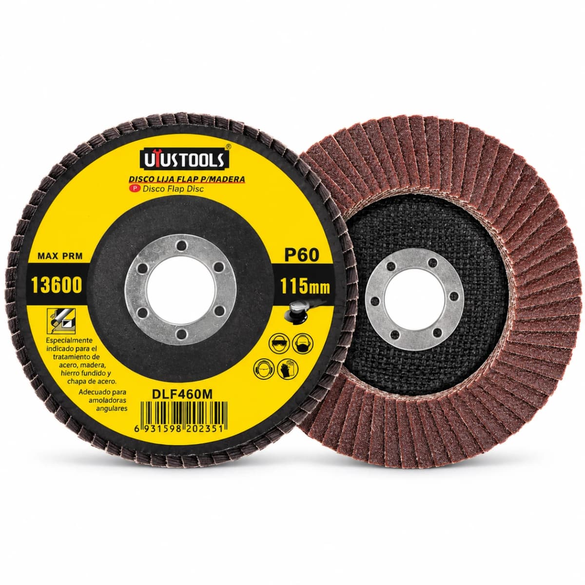 DISCO LIJA FLAP P/MADERA 115 #60 DLF460M - UYUSTOOLS