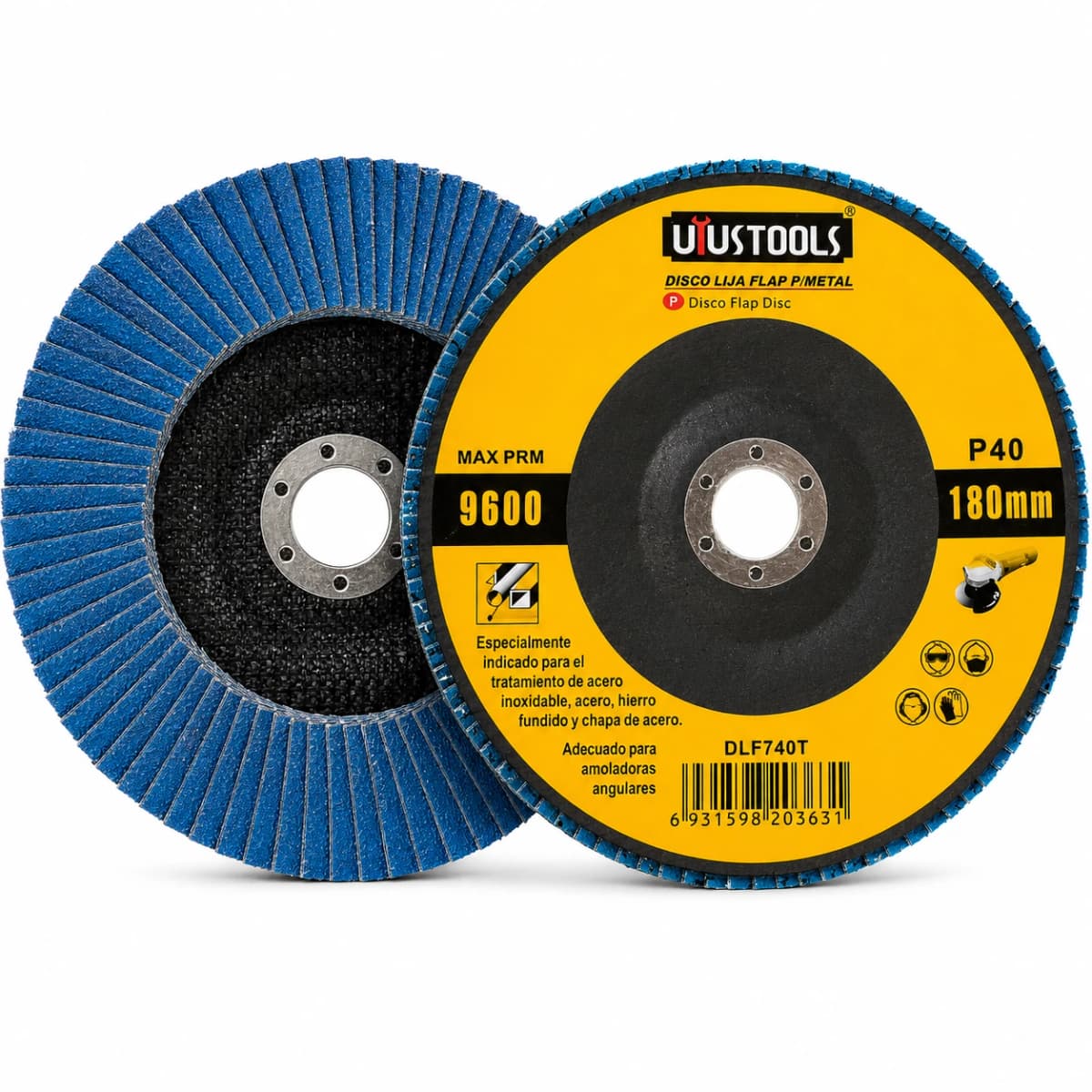 DISCO LIJA FLAP P/METAL 180 #40 DLF740T - UYUSTOOLS