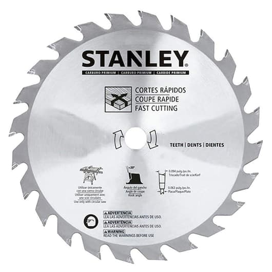 DISCO SIERRA 7.1/4" X 40 DIENT. STA7757 - STANLEY