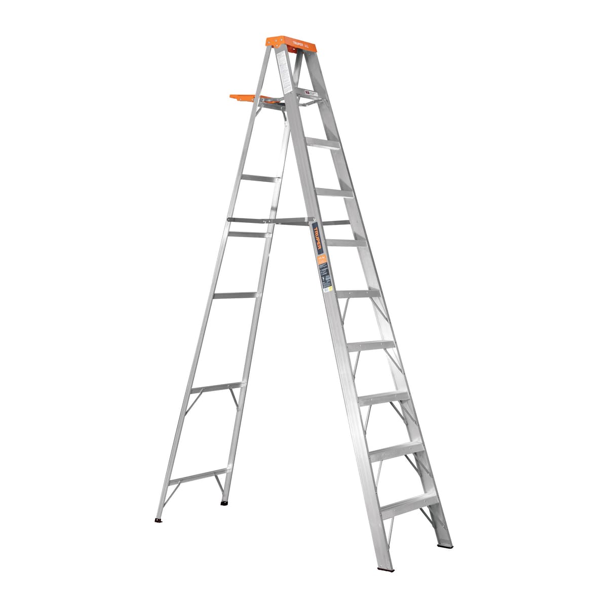 ESCALERA T/TIJERA 9 ESCALONES (10436) - TRUPER